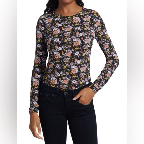 NWT Rag & Bone Sabeen Floral Top XXS - Picture 1 of 7